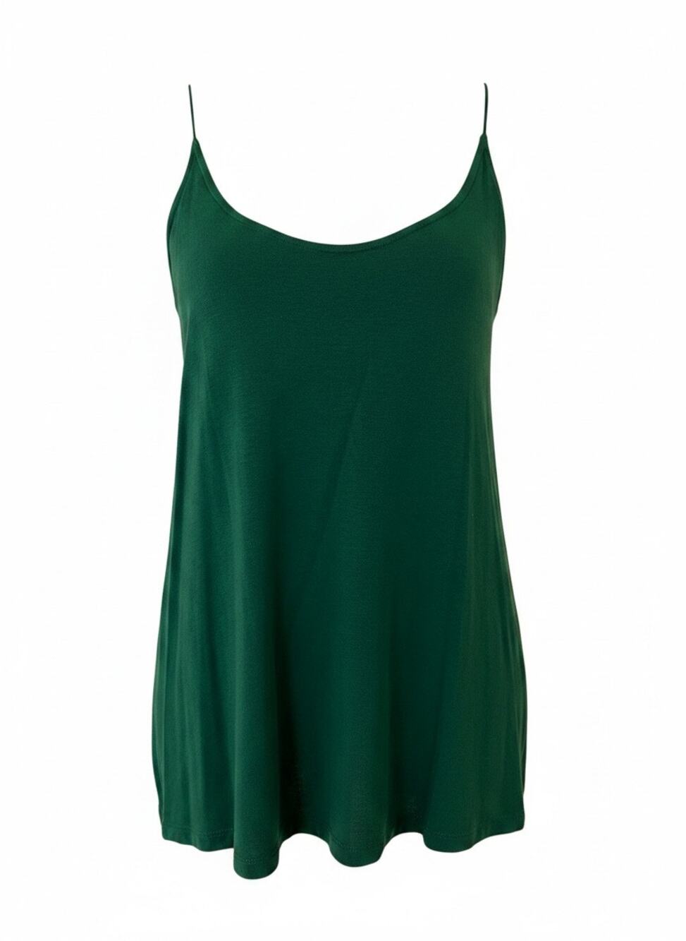AX Armani Exchange Authentic Green Scoop Neck Spaghetti Strap Cami Top Size S/P